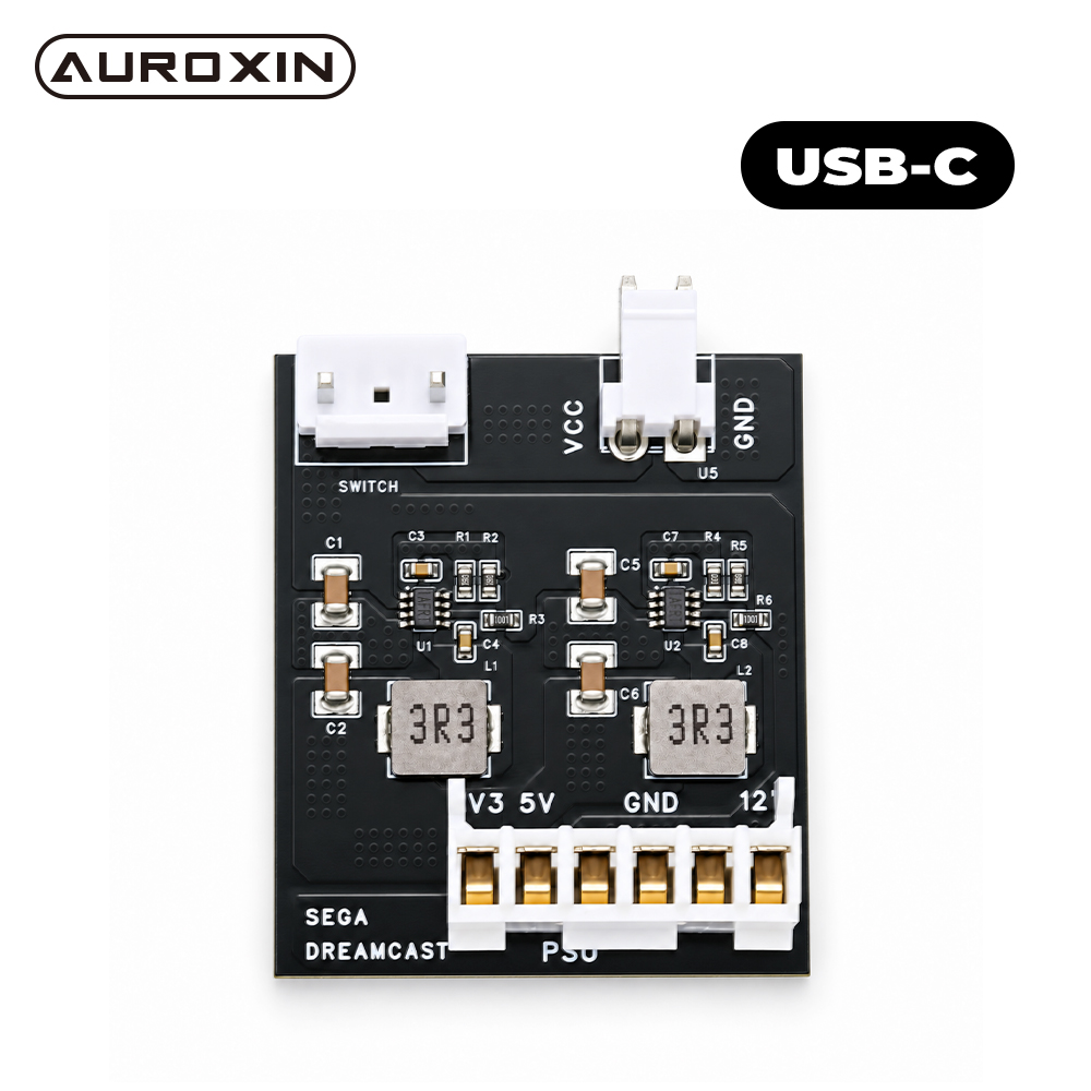 AliExpress DreamPSU USB C 12V3A Power Supply Board For SEGA Dreamcast Game Console Power Supply Replacement For DC