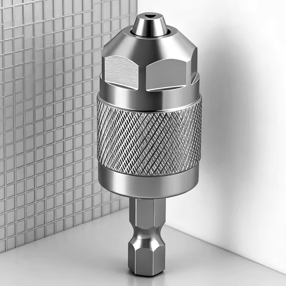 AliExpress Drill Chuck Adapter Quick Change Pneumatic Drill Chuck 3-Jaw Hex Shank Chuck Professional Converter Hex Shank for Woodworking