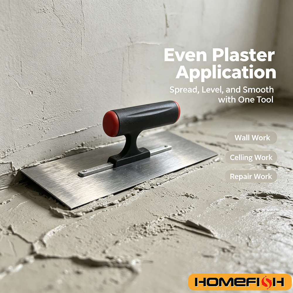 AliExpress Drywall Trowel for Plastering  Flooring  Cement Trowel Scraping Finishing Tool for Wall  Surface Smoothing, view 2
