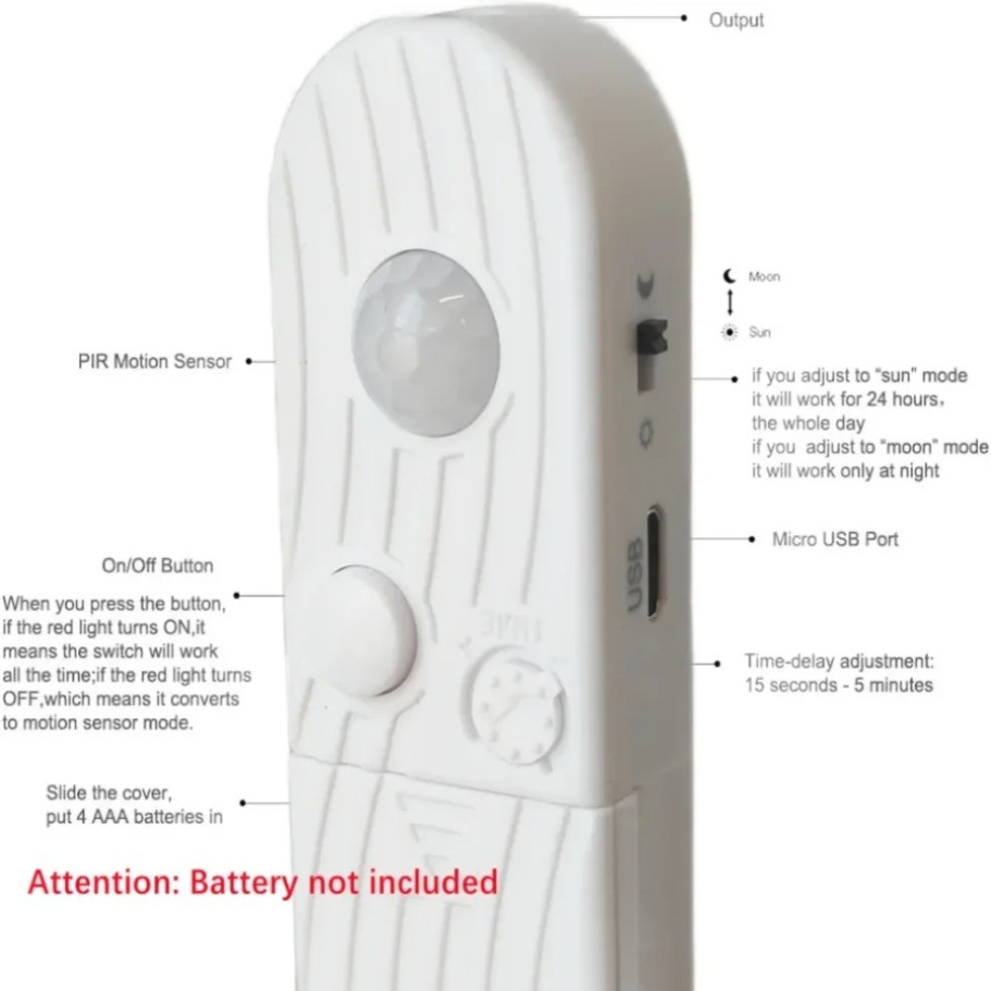 AliExpress Dual-Mode COB LED Strip Motion Sensor Night Light, view 4