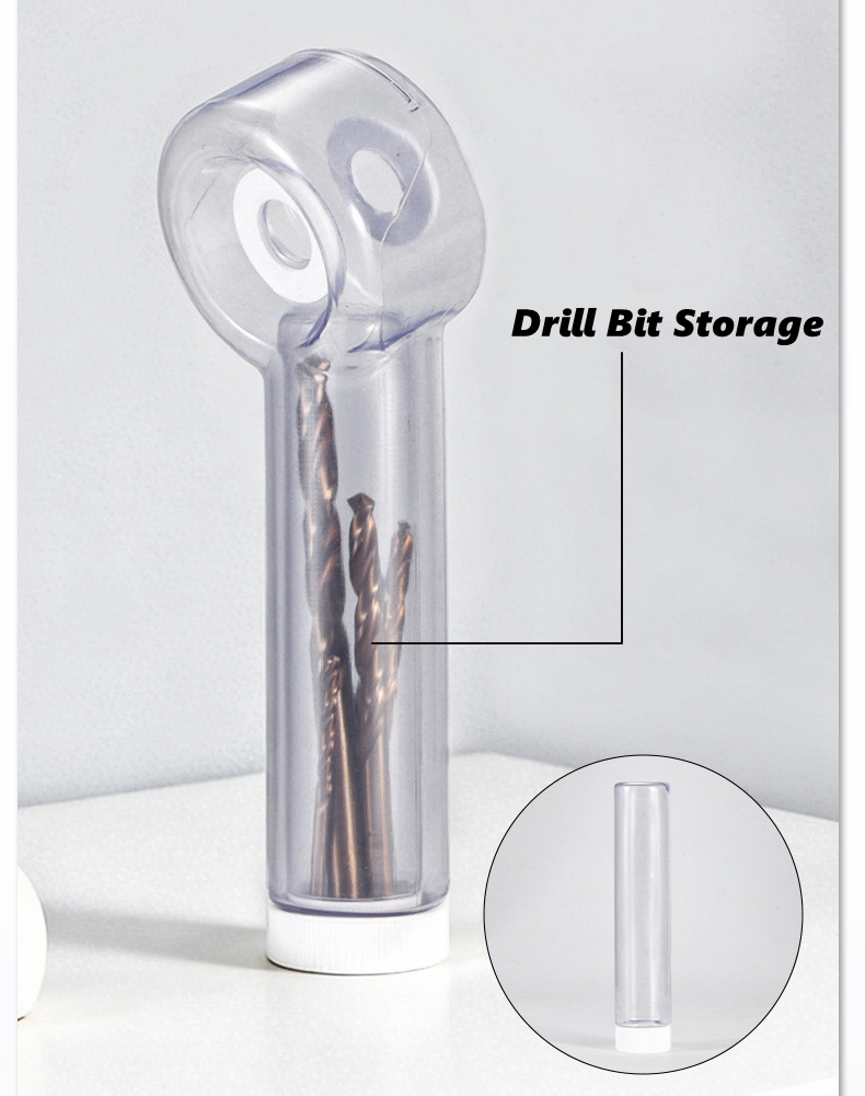 AliExpress Dust Collector, Drill Bit Storage Dust Powder Collector Attachment, Powder Drill Dust Collection Box with Rotating Tilt, view 3