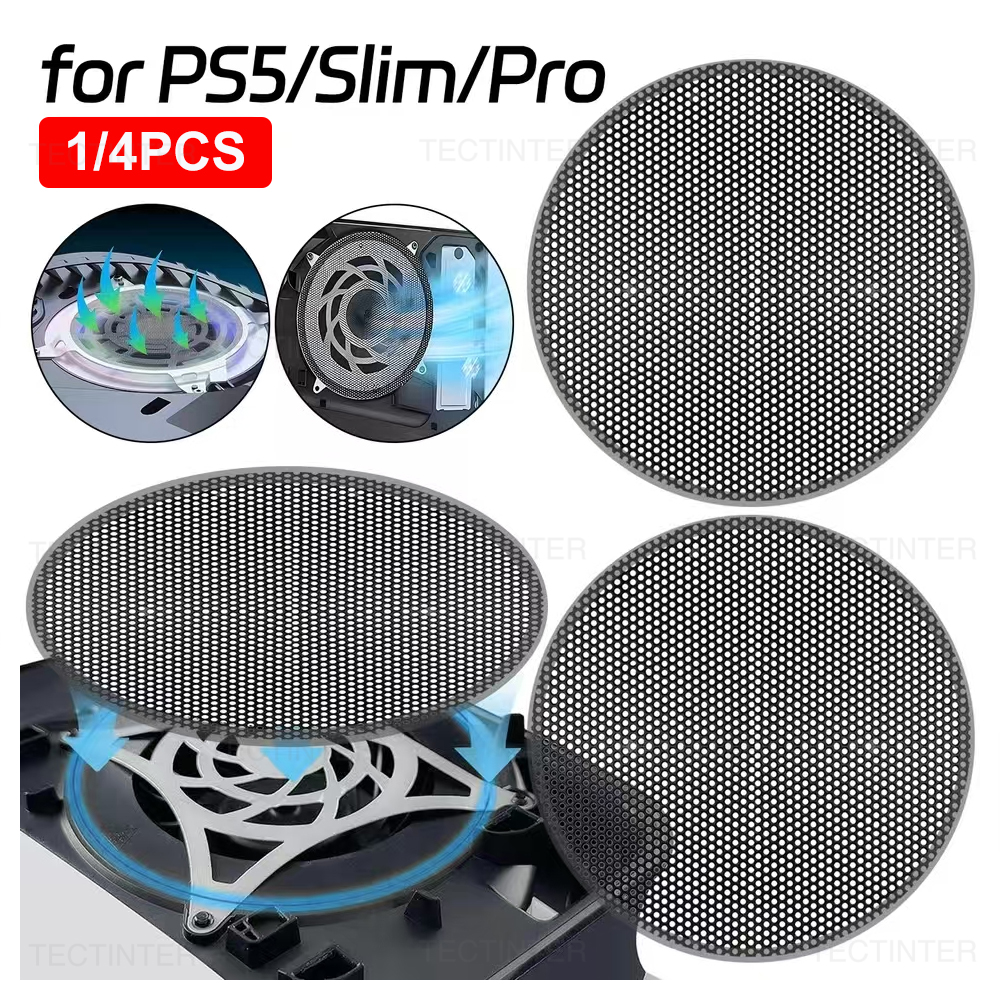 AliExpress Dust Filter Net for PS5/Slim/Pro Game Console Breathable Dust Protector Dustproof Mesh Cover Case for PS5 Slim Accessories