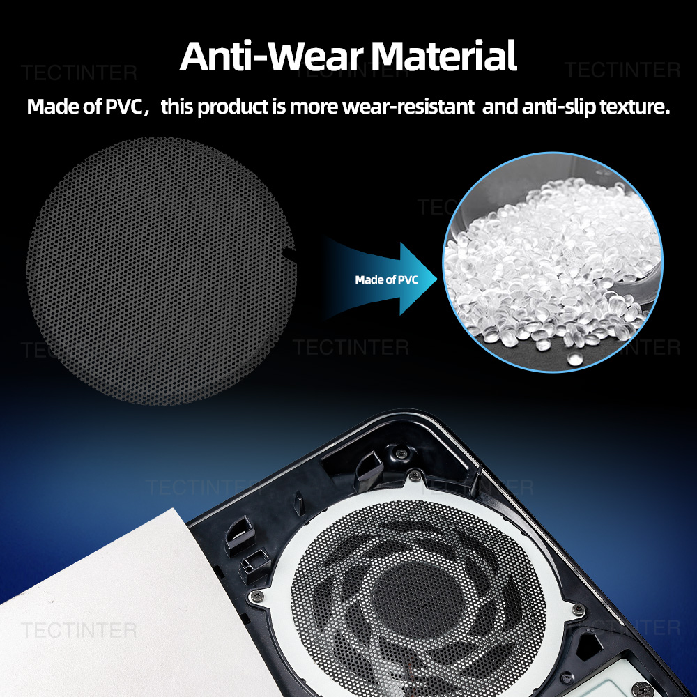 AliExpress Dust Filter Net for PS5/Slim/Pro Game Console Breathable Dust Protector Dustproof Mesh Cover Case for PS5 Slim Accessories, view 3