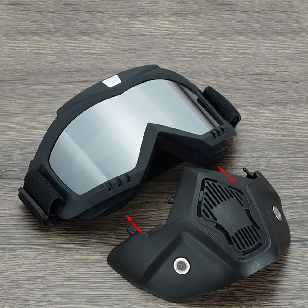AliExpress Dustproof Motocross Glasses Adjustable Motorcycle Goggles Breathable Full Face Protective Dirt Bike Off-road Windproof Mask