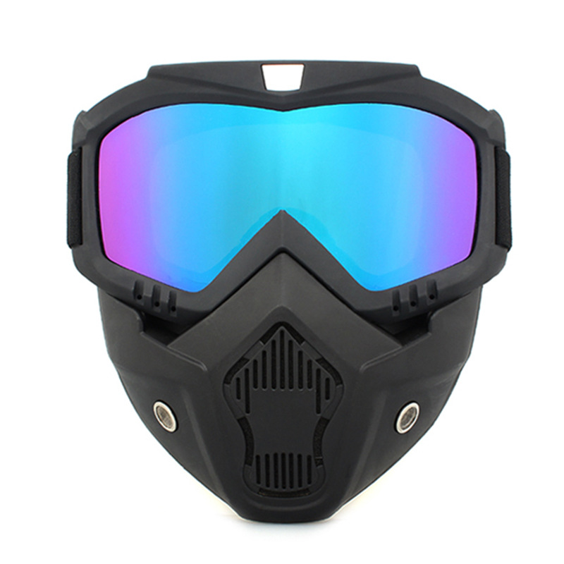 AliExpress Dustproof Motocross Glasses Adjustable Motorcycle Goggles Breathable Full Face Protective Dirt Bike Off-road Windproof Mask, view 3