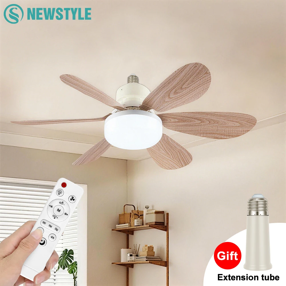 AliExpress Small LED Ceiling Fan Light with Remote