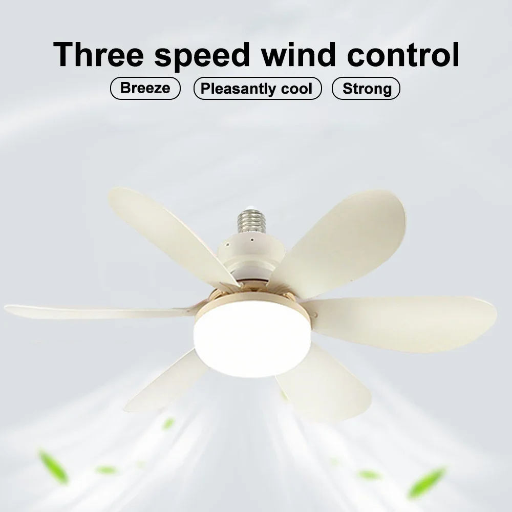 AliExpress Small LED Ceiling Fan Light with Remote, view 2