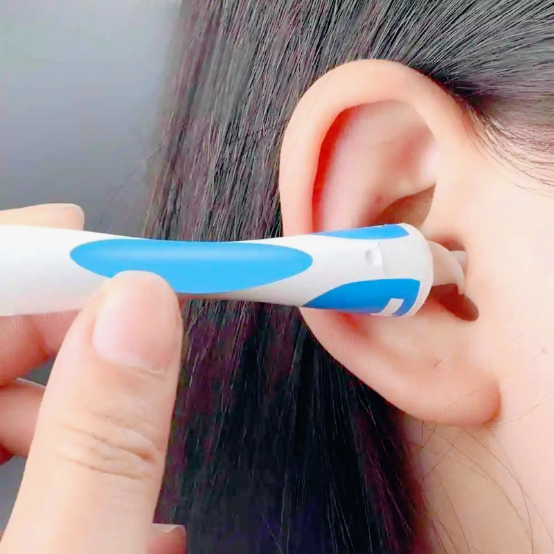 AliExpress Ear Wax Remover Tool Ear Cleaner with Soft Silicone 16 Replacement Tips Simply To Grab Extract Earwax