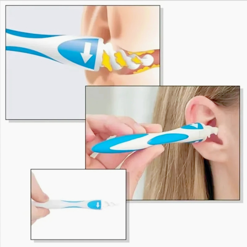 AliExpress Ear Wax Remover Tool Ear Cleaner with Soft Silicone 16 Replacement Tips Simply To Grab Extract Earwax, view 4