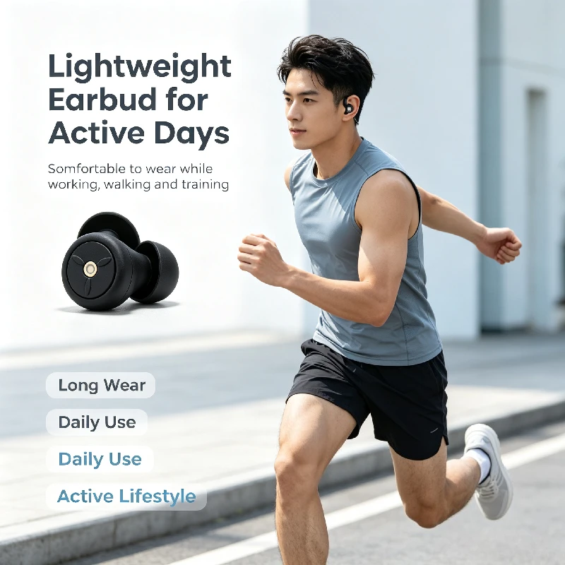 AliExpress EarPlugs for Sleeping Noise Cancelling 50dB,Reusable Silicone Earplugs Strong Sound Insulation,Multiple Sizes of Ear Caps, view 2