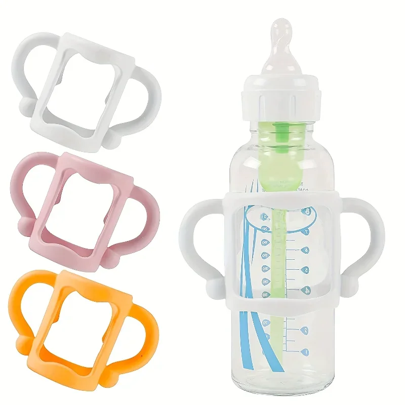 AliExpress Easy Grip Handle, Can Accommodate Most Bottles - BPA-free Soft Silicone ,Silicone Bottle Handle For Narrow Baby Bottles