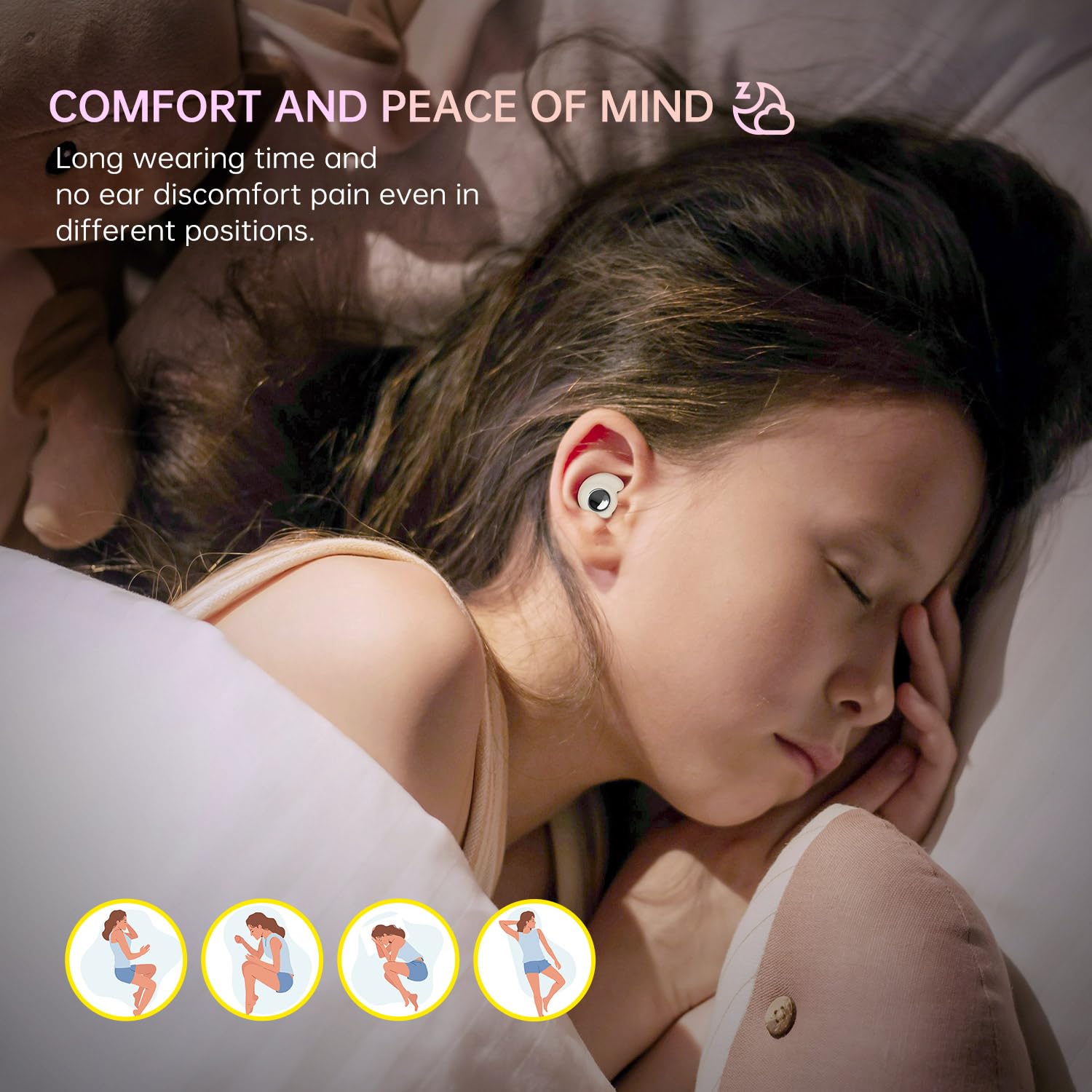 AliExpress Eayburst Soft Silicone Sleep Earplugs, view 5