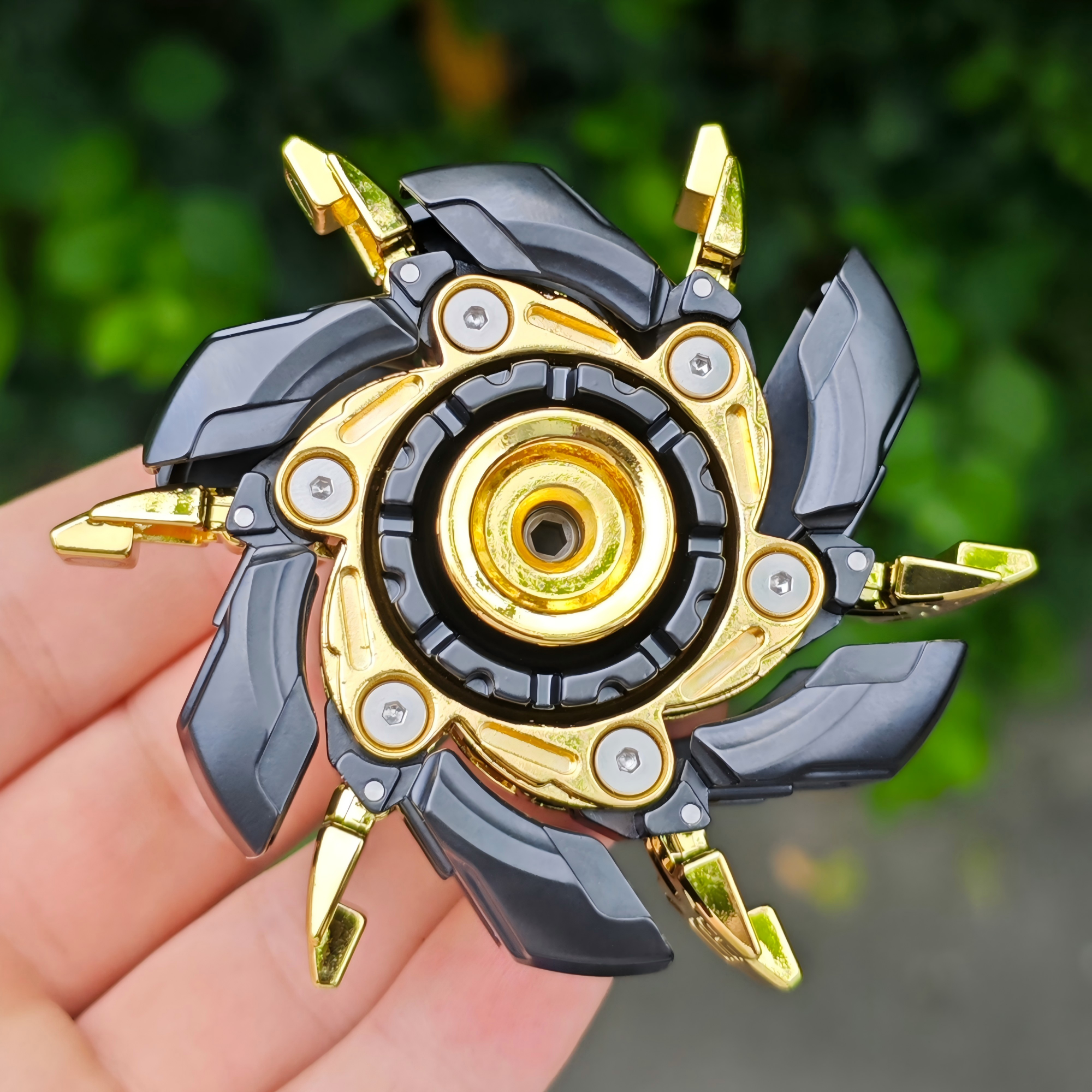 AliExpress EDC Fidget Sliders Fidget Toys Stress Relief For Adults Magnetic Metal Irritable Mood Buster Open Armor Spinning TopFidget Toys, view 3