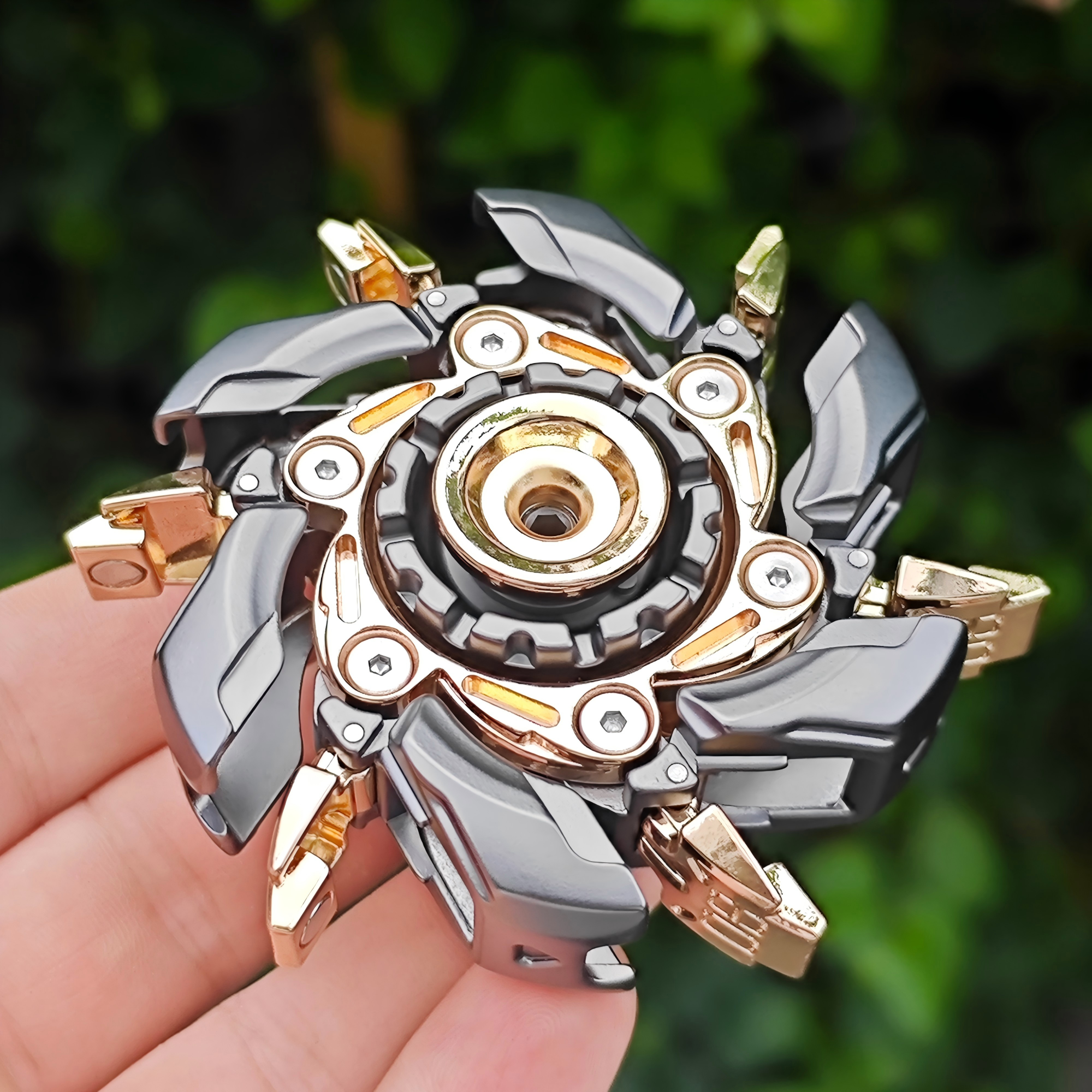 AliExpress EDC Fidget Sliders Fidget Toys Stress Relief For Adults Magnetic Metal Irritable Mood Buster Open Armor Spinning TopFidget Toys, view 4