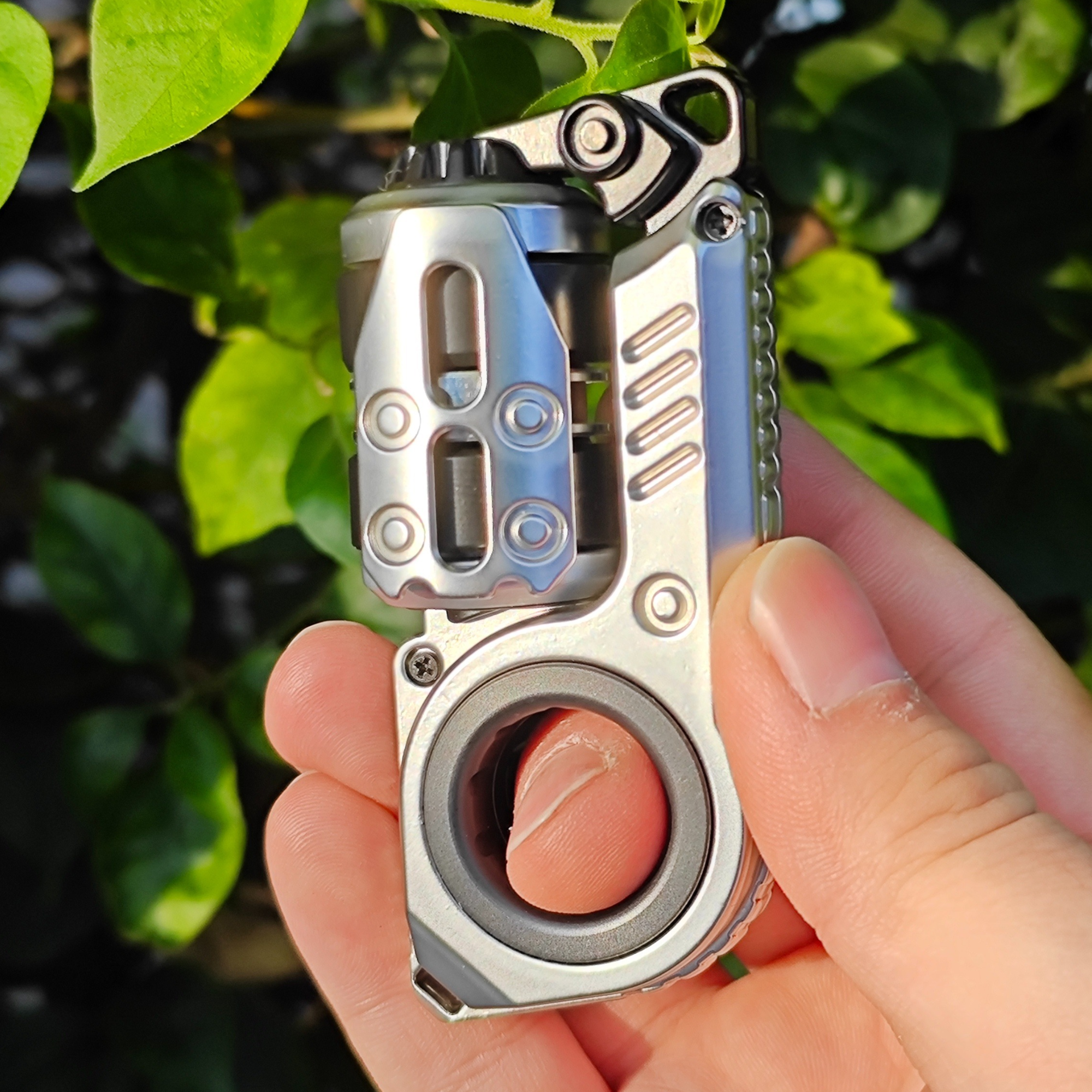 AliExpress EDC Fidget Sliders Fidget Toys Tuning Fork Fidget Spinner Magnetic Push Egg Mechanical Ratchet Slider Crisp Sound, view 3