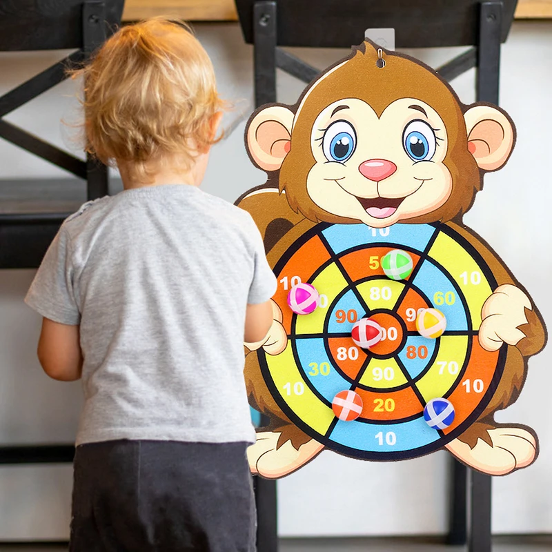 AliExpress Educational Dart Board Baby Dart Indoor Sports Child Montessori Games for Children 3 to 7 Years, view 4
