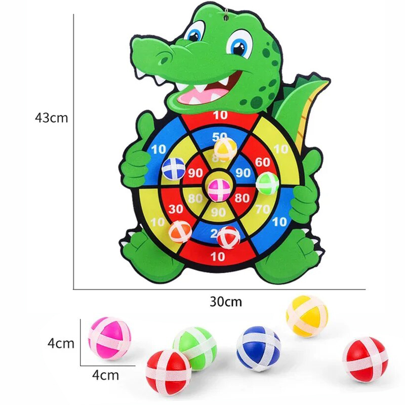 AliExpress Educational Games Dart Board Baby Toy Stickey Ball Dart Indoor Sports Child Montessori Games for Children 3 to 7 Years, view 5