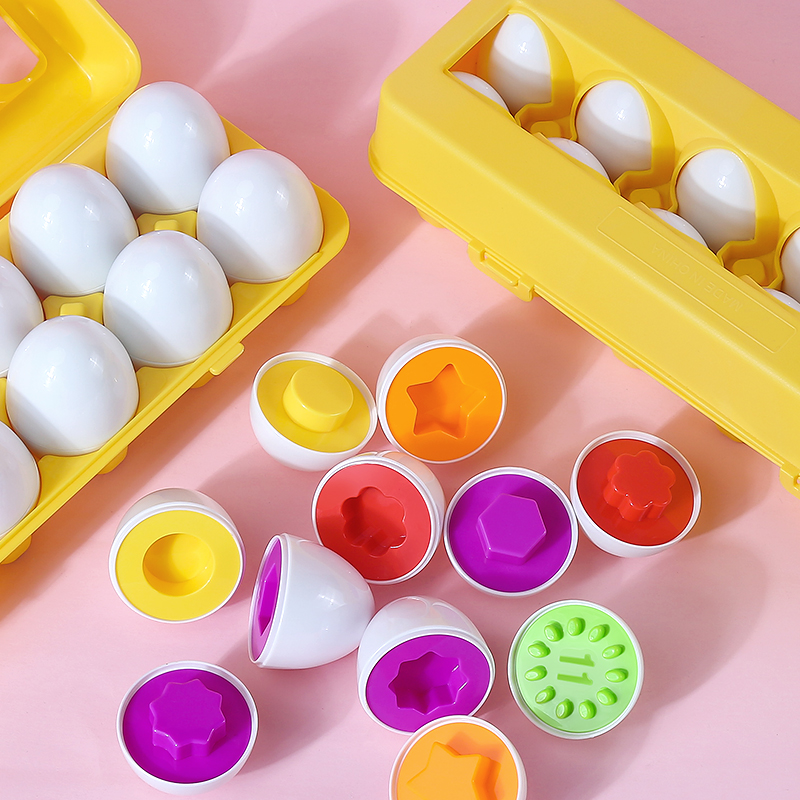 AliExpress Eggs Screws 3D Puzzle Montessori Learning Education Math Toys Kids Shape Match Smart Game For Children Educational Easter Gifts, view 4