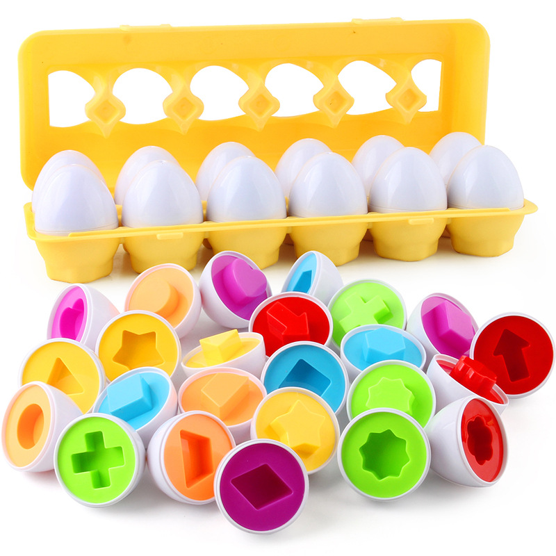 AliExpress Eggs Screws 3D Puzzle Montessori Learning Education Math Toys Kids Shape Match Smart Game For Children Educational Easter Gifts, view 2