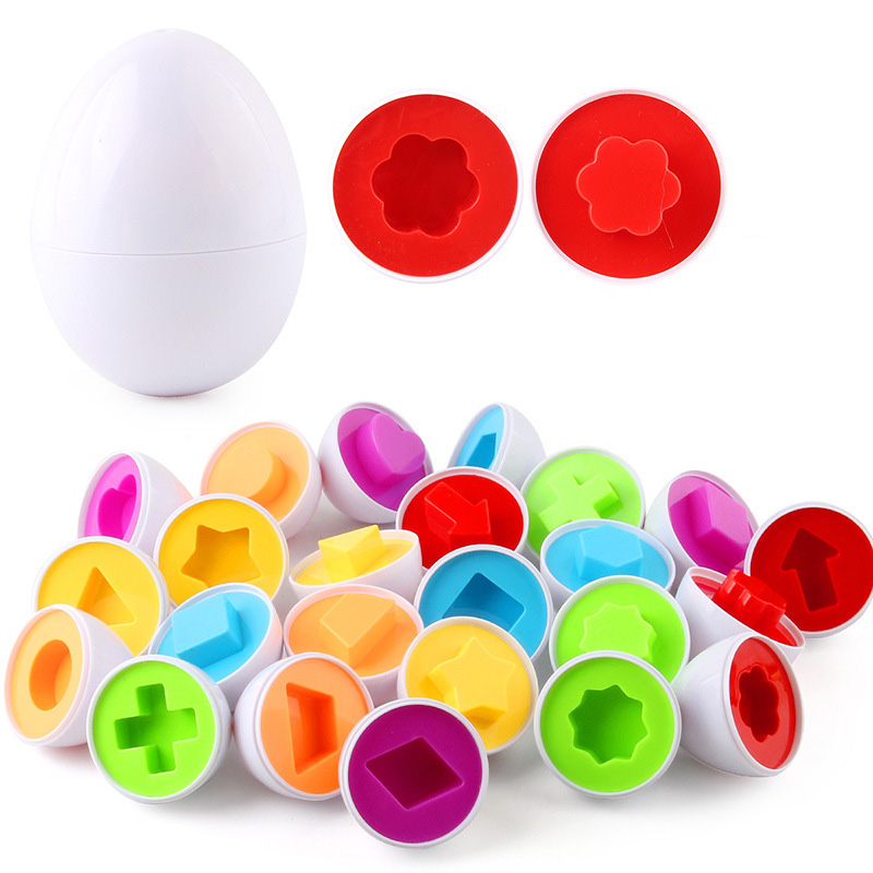 AliExpress Eggs Screws 3D Puzzle Montessori Learning Education Math Toys Kids Shape Match Smart Game For Children Educational Easter Gifts, view 6