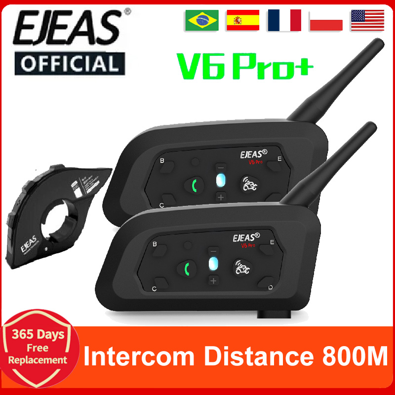 AliExpress EJEAS V6 PRO+ Motorcycle Helmet Bluetooth Intercom
