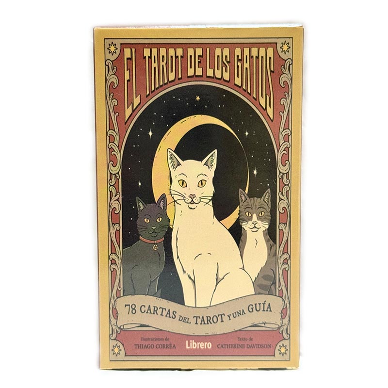 AliExpress El Tarot De Los Gatos Cards 78 cartas del tarot Spanish Edition Cats Rule Earth Divination Deck Borad Playing Games