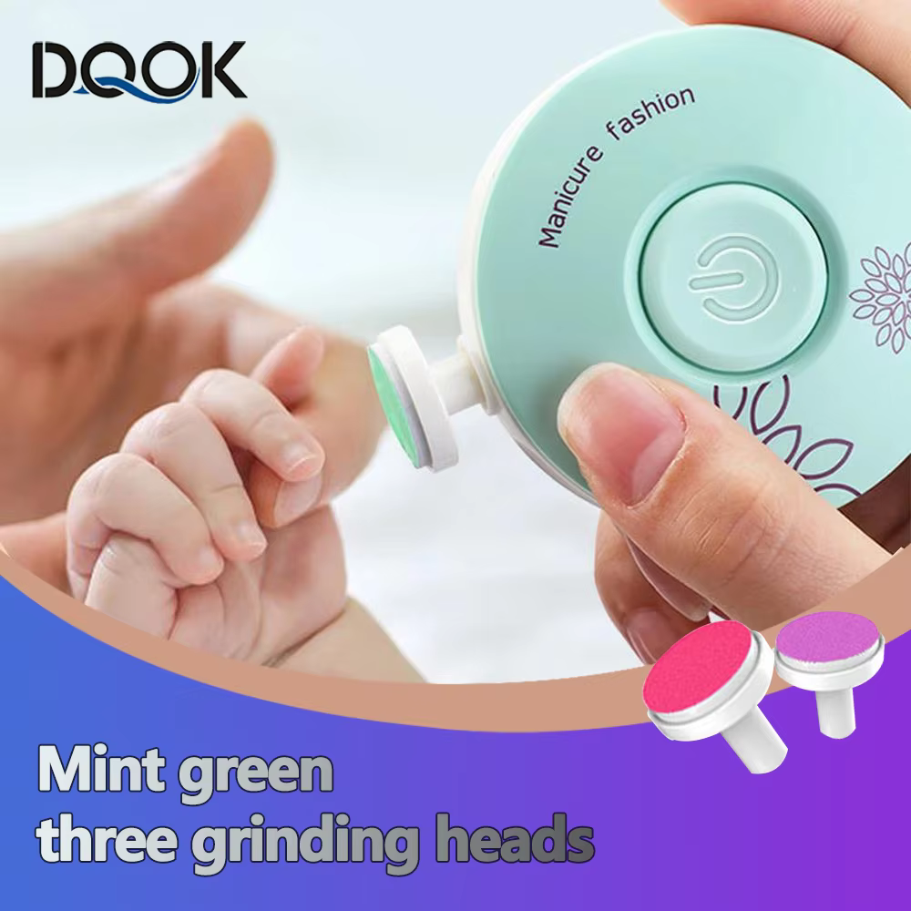 AliExpress Electric Baby Nail Trimmer Kid Nail Polisher Tool Infant Manicure Scissors Baby Hygiene Kit Baby Nail Clipper Cutter For Newborn, view 6
