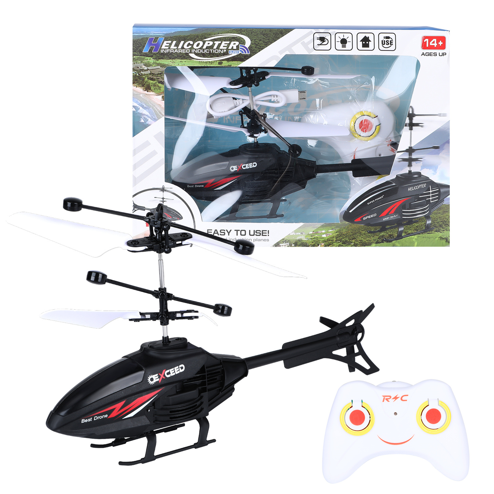 AliExpress Electric Children's Airplane Toy High-speed Motor Remote Control Airplane Toy for Children's Toy Gift Electric RC Plane Toy, view 5