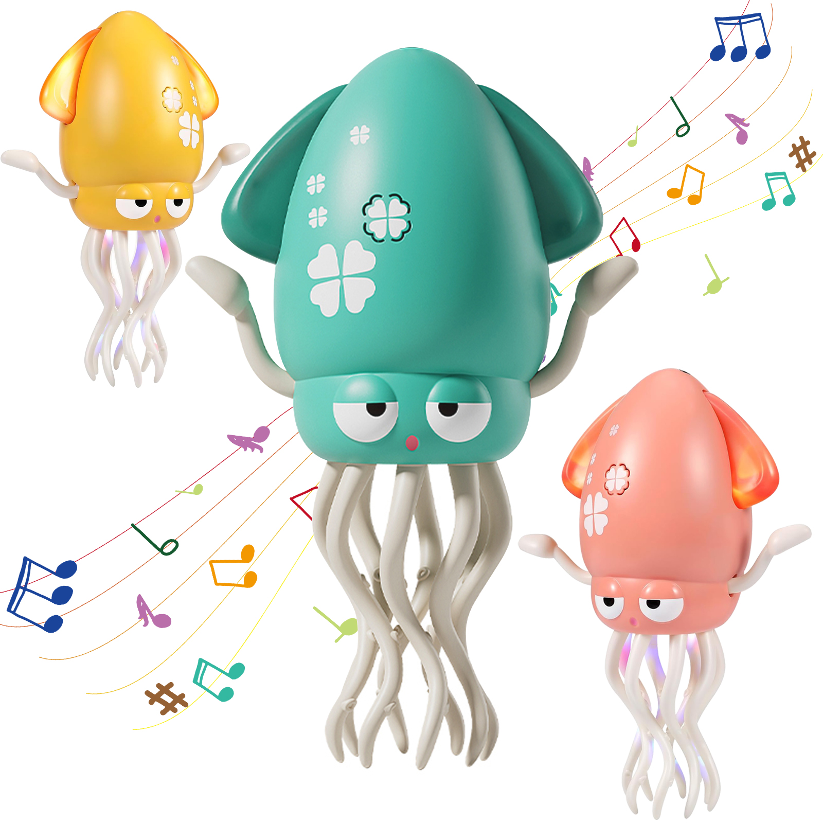 AliExpress Electric Dance Octopus Children's Electric Toy 3-7-12 Year Old Children's Puzzle Fun Toy Gift