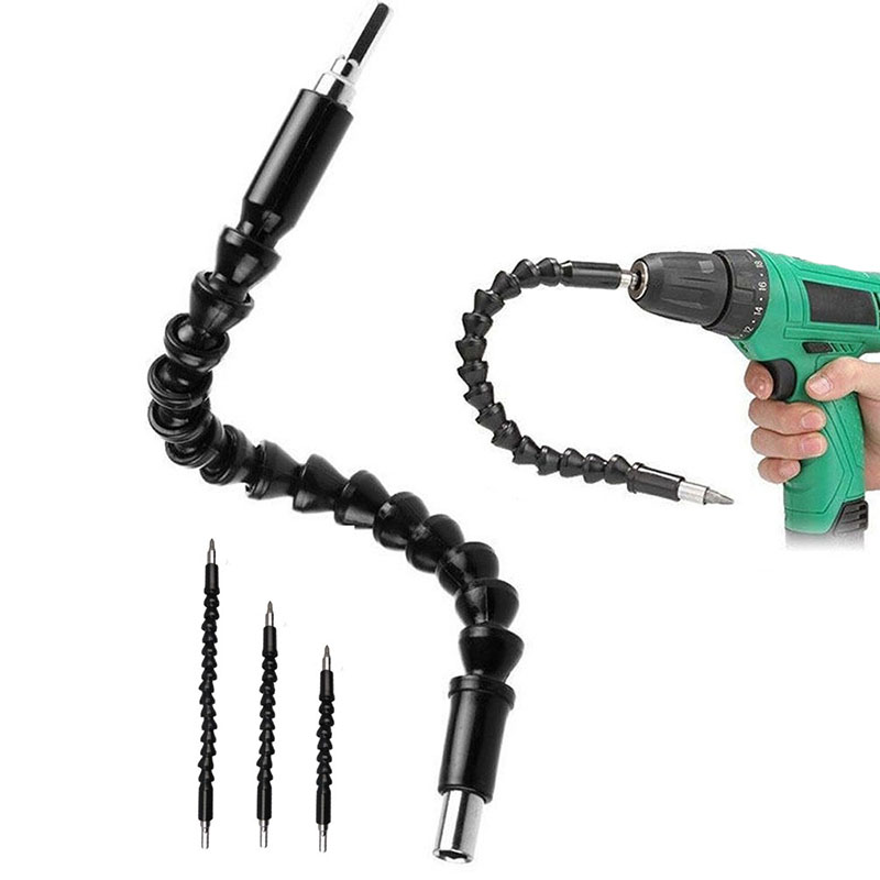 AliExpress Electric Drill Screwdriver Bit Multifunctional Universal Snake flexible Hose Cardan Shaft Connection Soft Extension Rod Link