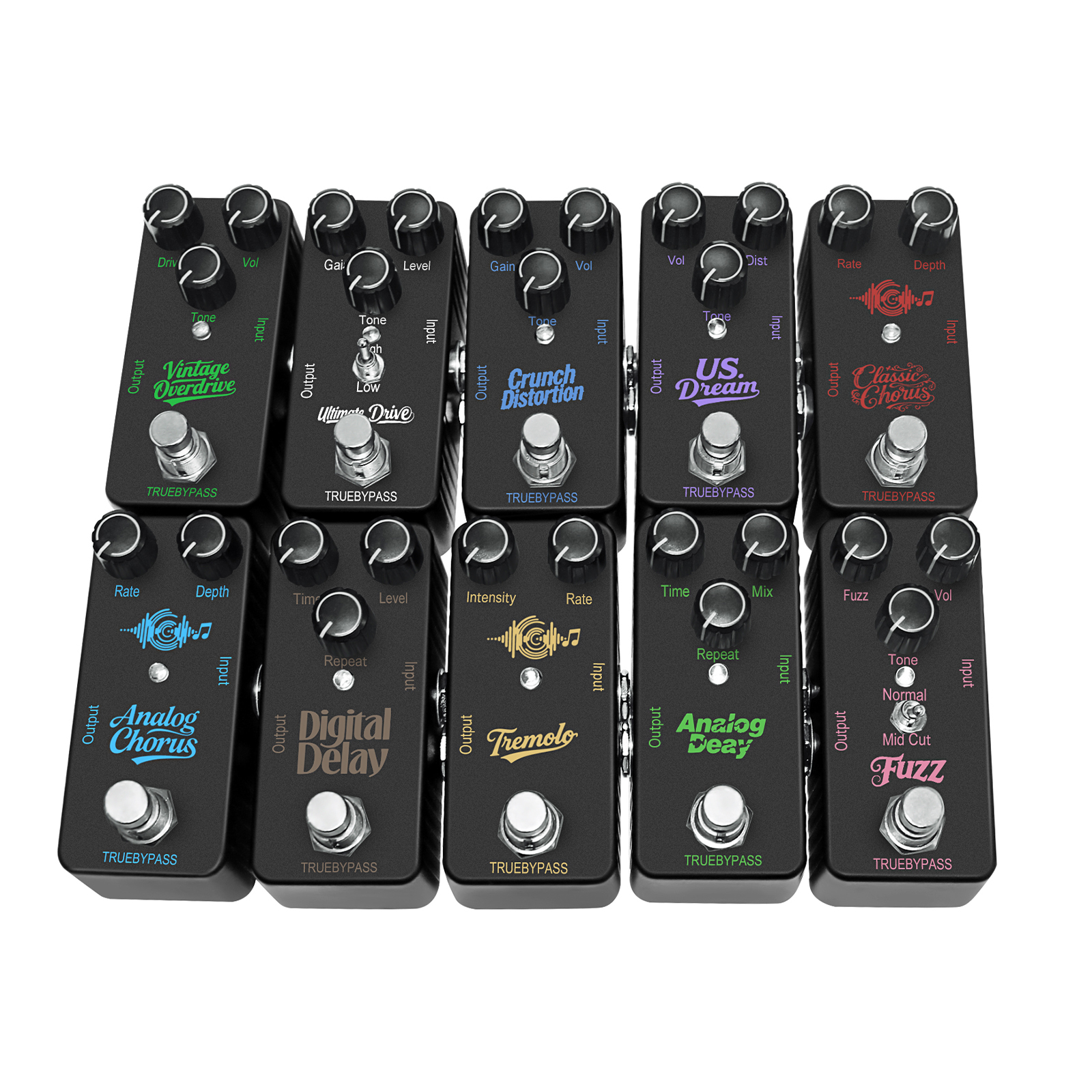 AliExpress Electric Guitar Effects Pedal Mini Single Type Crunch Distortion Classic Chorus Delay    Digital Delay