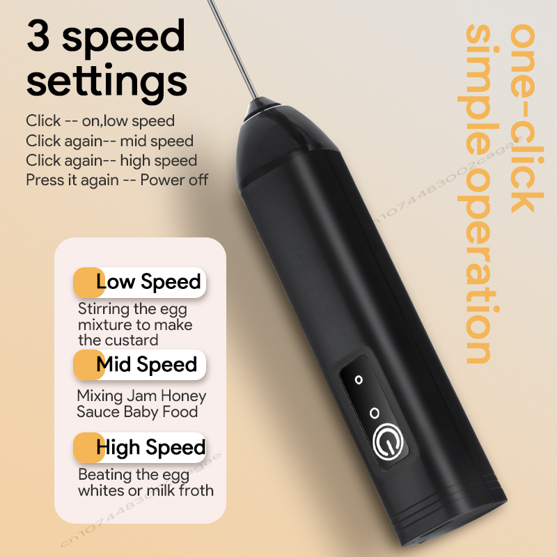 AliExpress USB Rechargeable Handheld Milk Frother, view 4