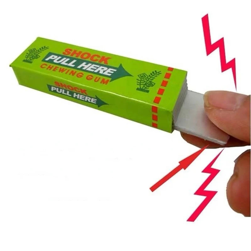 AliExpress Electric Shock Joke Chewing Gum Pull Head Shocking Toy Gift Gadget Prank Trick Gag Funny