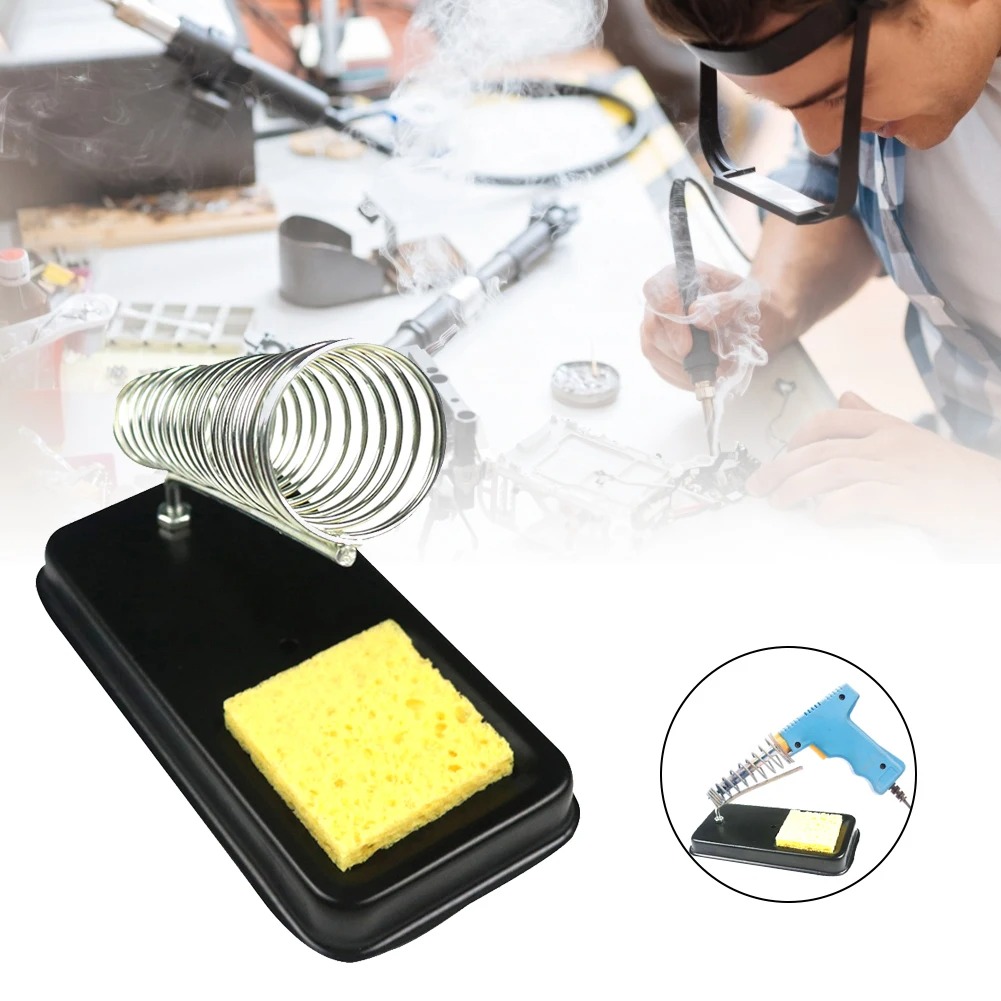 AliExpress Soldering Iron Stand with Sponge Cleaning Pad, view 2