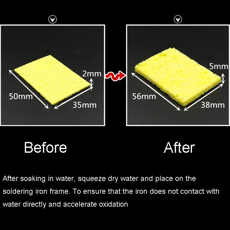 AliExpress Soldering Iron Stand with Cleaning Sponge Pads, view 4
