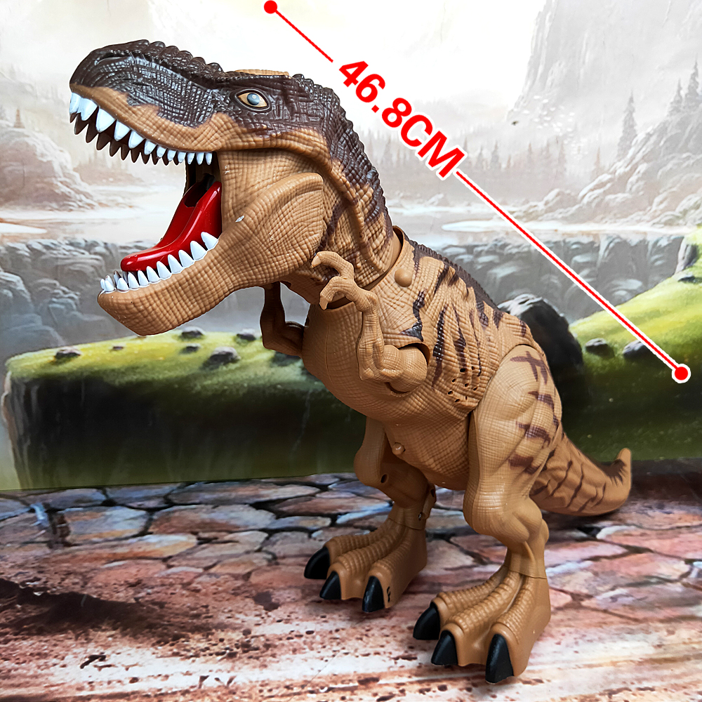 AliExpress Electric Toy Large Size Walking Spray Lay Eggs Dinosaur Robot for Kids With Light Sound Mechanical Dinosaurs Model Toys, view 5