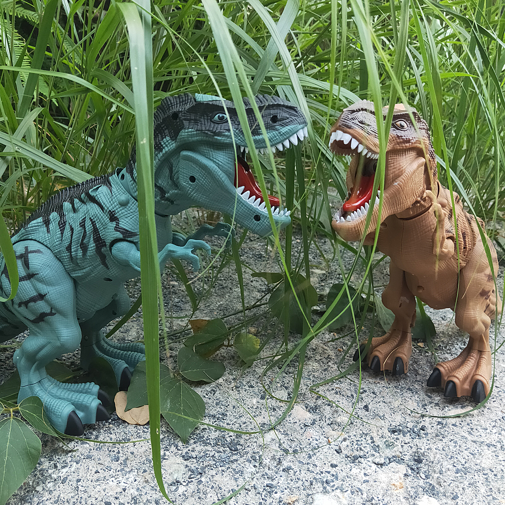 AliExpress Electric Toy Large Size Walking Spray Lay Eggs Dinosaur Robot  for Kids With Light Sound Mechanical Dinosaurs Model Toys, view 3