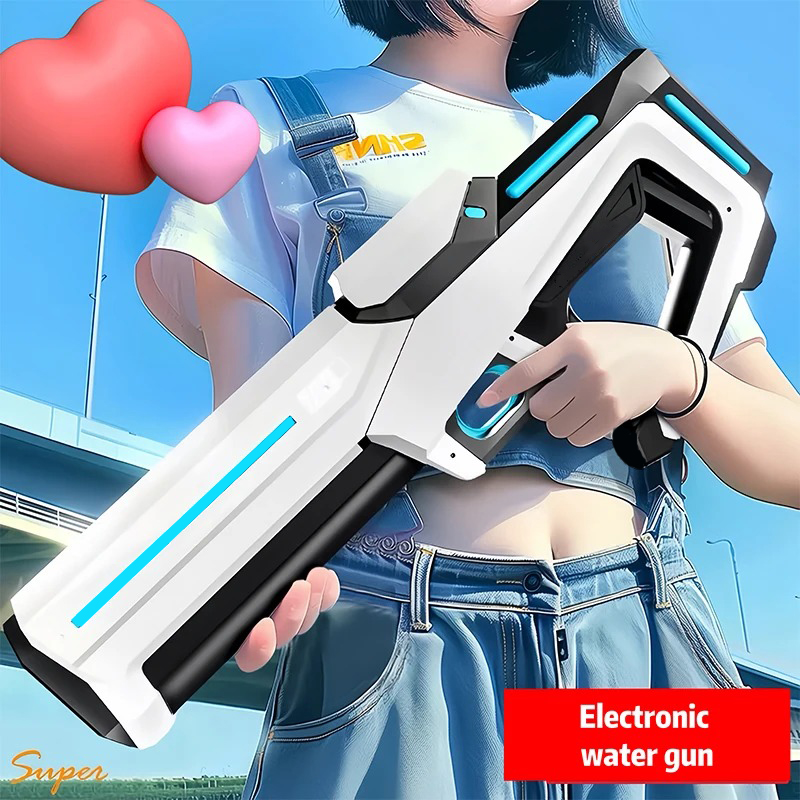 AliExpress Electric Water Guns For Adults Powerful Squirt Automatic Water Suction Water Blasters Summer Outdoor Beach Toy For Boys Kid Gift