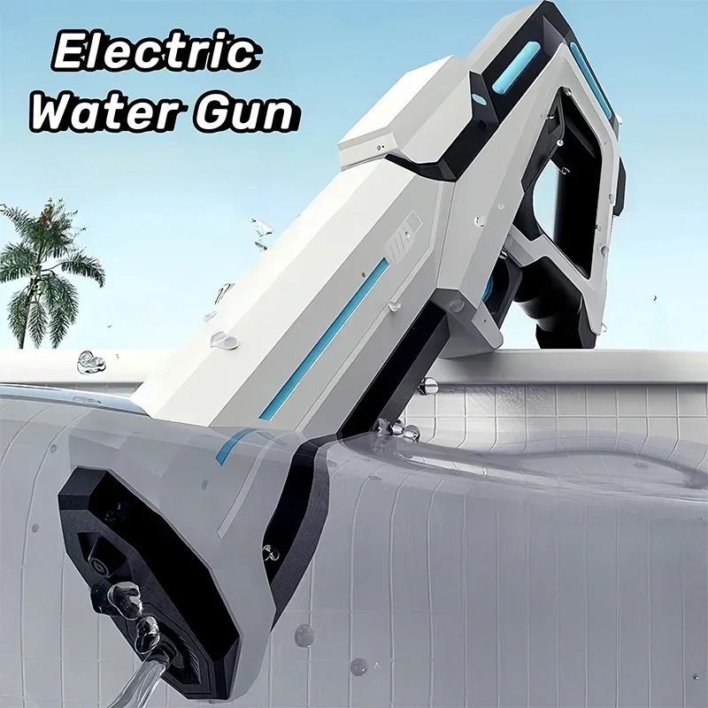 AliExpress Electric Water Guns For Adults Powerful Squirt Automatic Water Suction Water Blasters Summer Outdoor Beach Toy For Boys Kid Gift, view 2