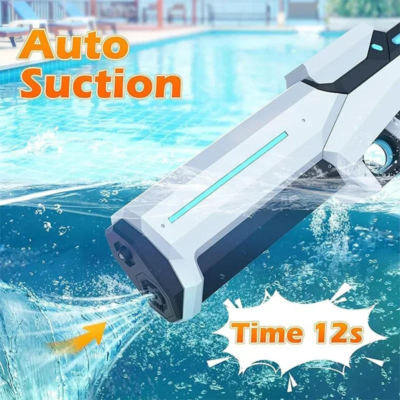 AliExpress Electric Water Guns For Adults Powerful Squirt Automatic Water Suction Water Blasters Summer Outdoor Beach Toy For Boys Kid Gift, view 3