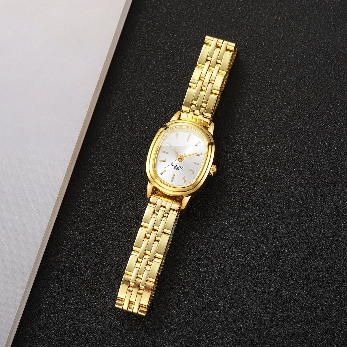 AliExpress Women's Elegant Oval-Dial Quartz Watch, view 5
