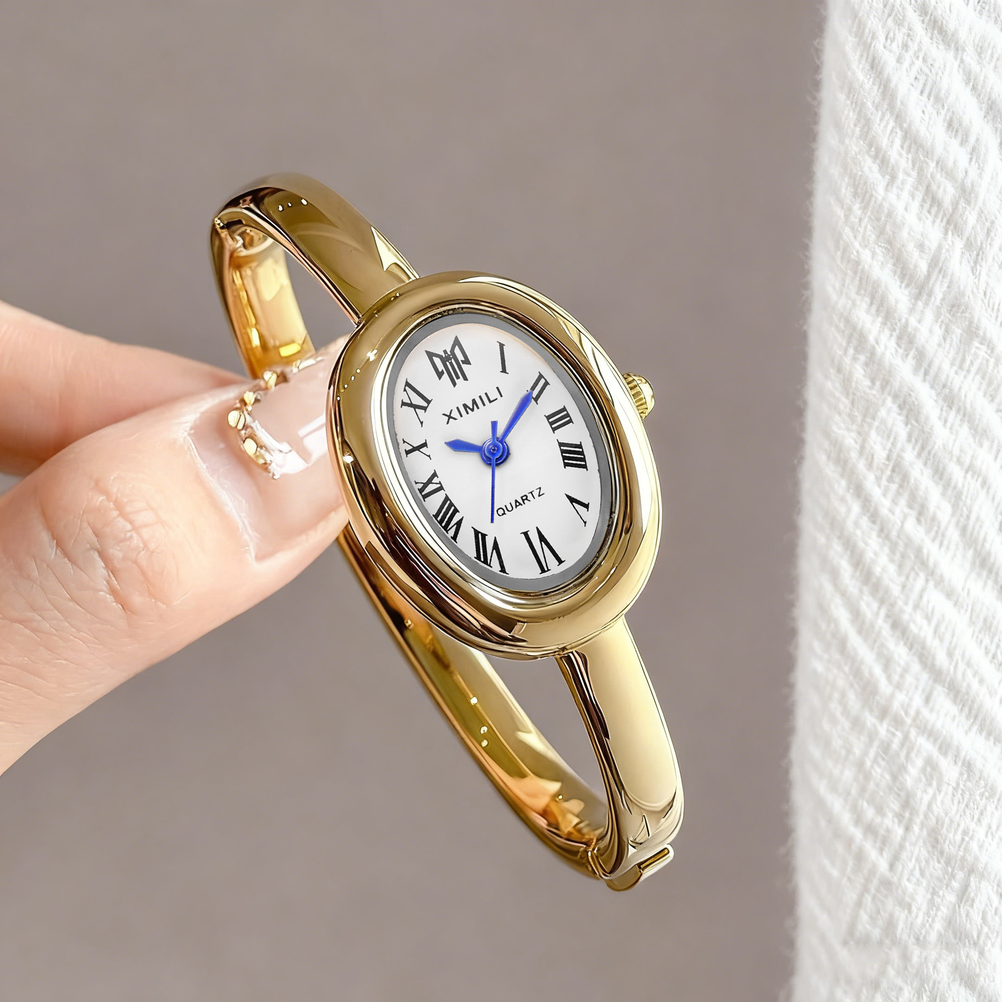 AliExpress Oval Roman-Dial Women's Quartz Watch
