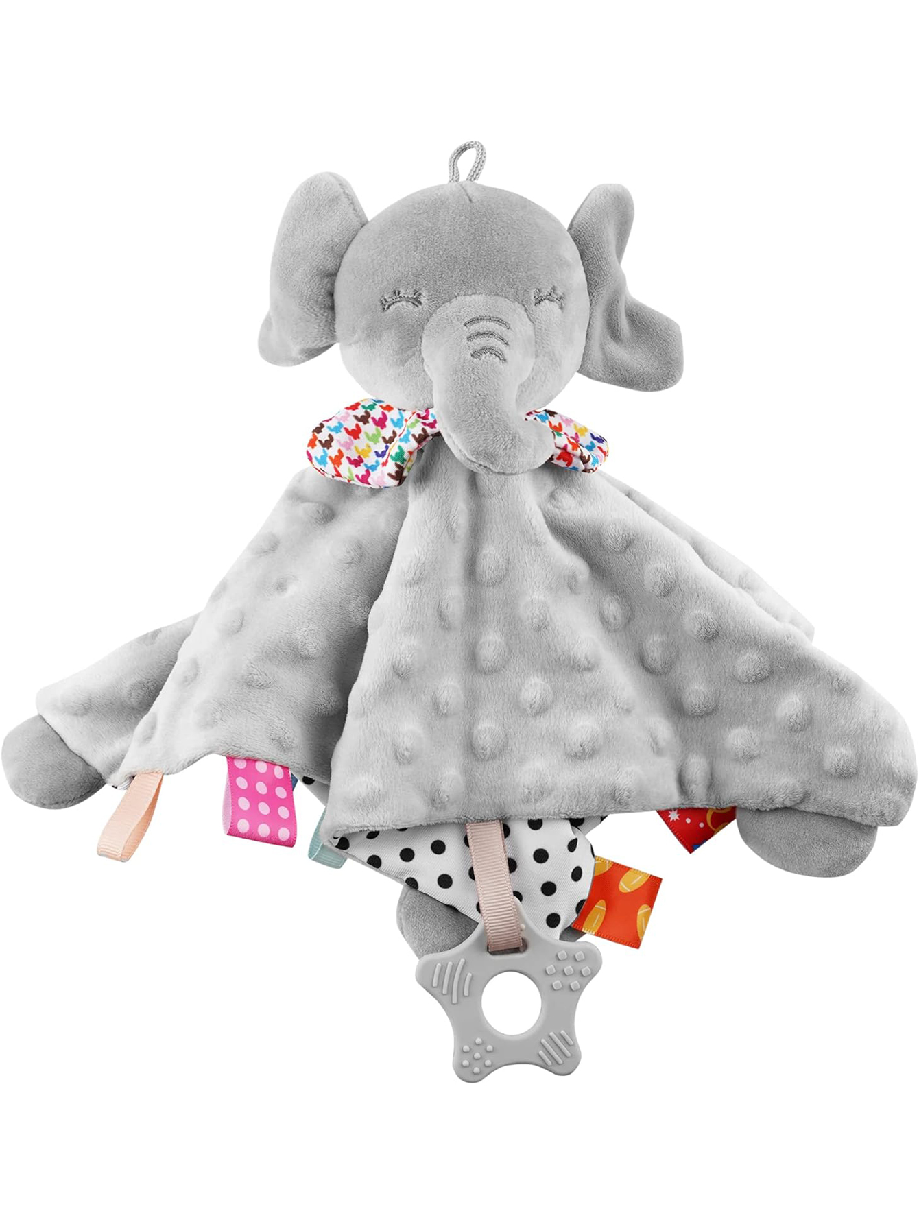 AliExpress Elephant Baby Comforter Blanket Soft Appease Towel Baby Rattle Animals Toys Soothe Reassure Sleeping Towel Lathe HangingToddler