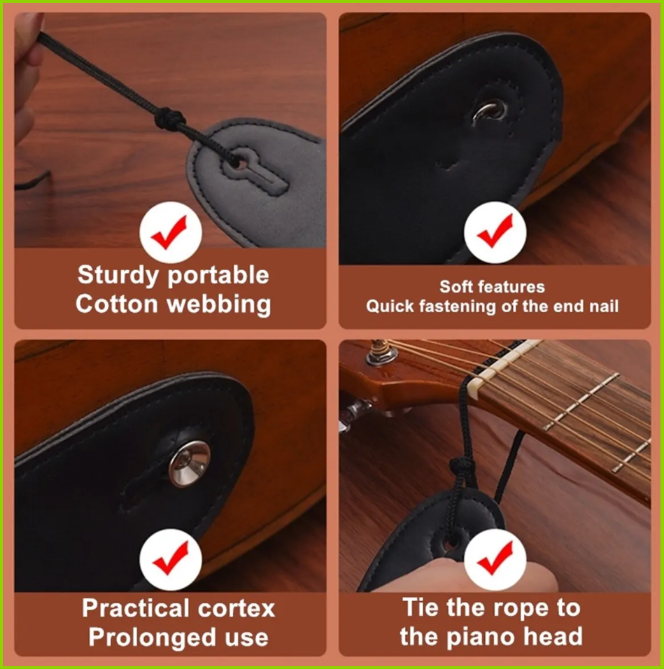 AliExpress Embroidered Print Guitar Strap Vintage Ethnic Style Adjustable Strap for Folk Electric Guitar Bass Ukulele Guitar Accessories, view 3