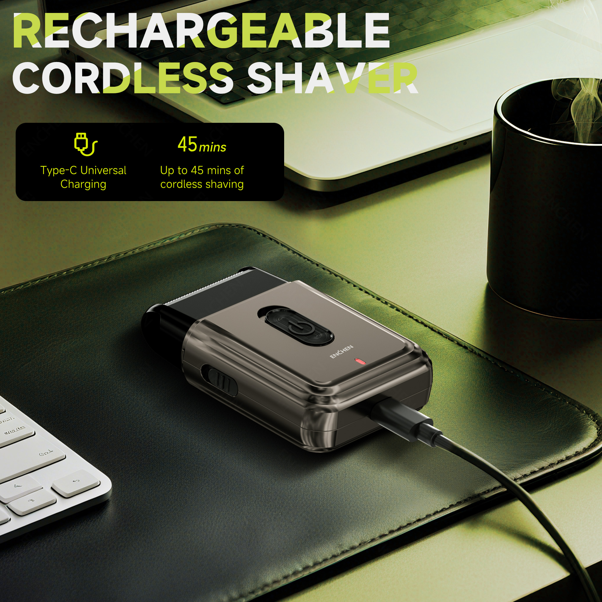 AliExpress ENCHEN MS003 Compact Foil Shaver (7000RPM), view 2