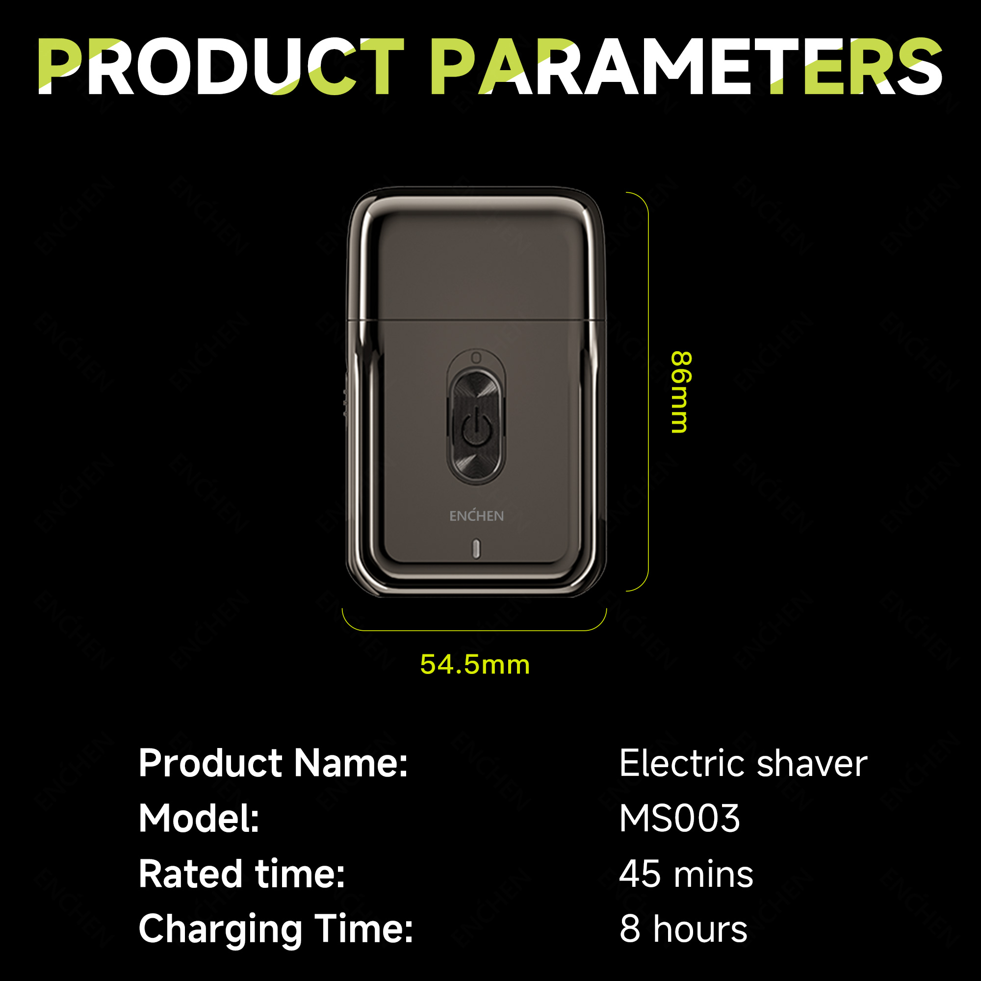 AliExpress ENCHEN MS003 Compact Foil Shaver (7000RPM), view 4
