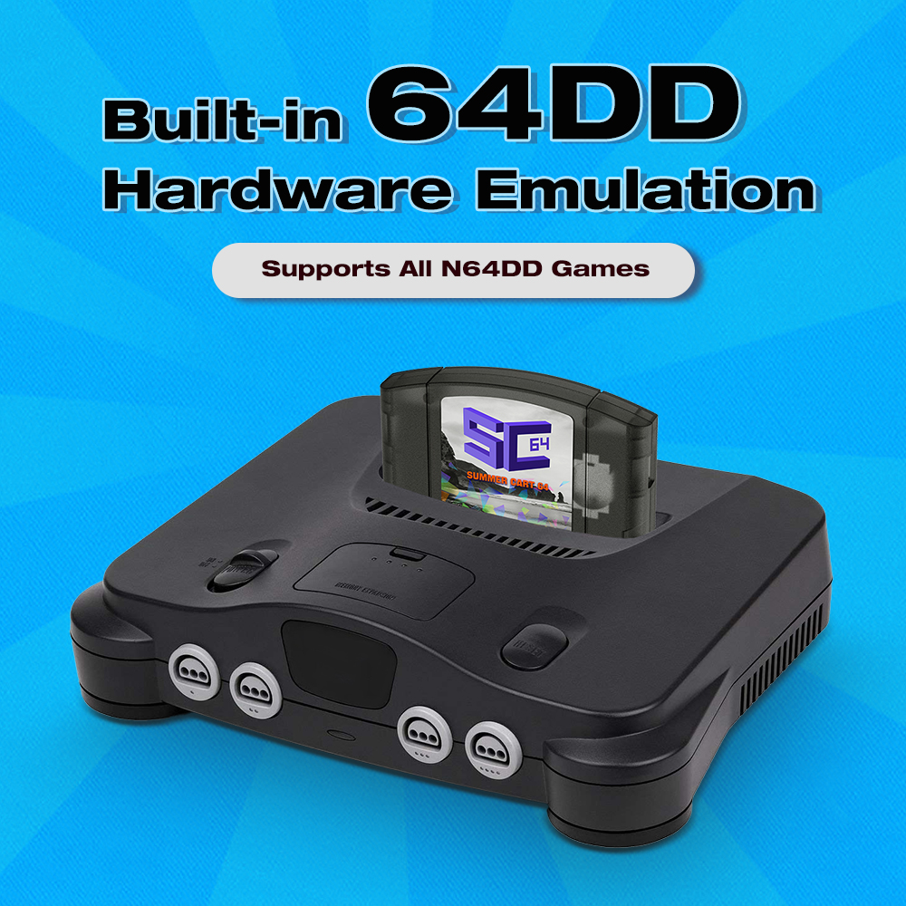 AliExpress EPICJOY SummerCart 64 SC64 Open Source Game Card N64 with Built-in Emulator For N64 Console Gift 32GB TF Card 5400 Games, view 4