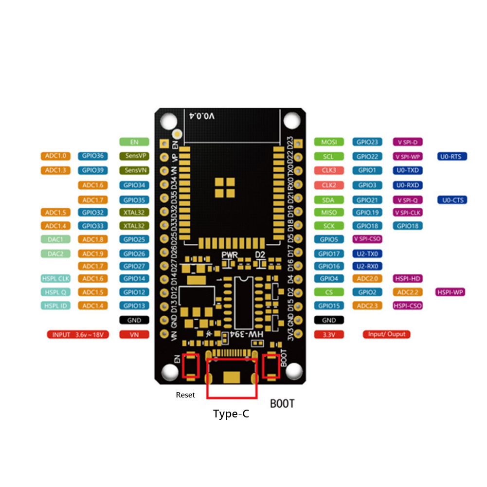 AliExpress ESP32 32D 30-Pin WiFi Bluetooth Module, view 5