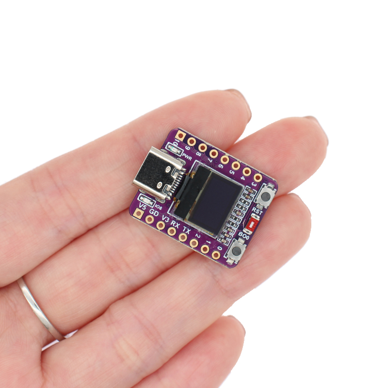 AliExpress ESP32-C3 Supermini Board with 0.42 in OLED, view 4