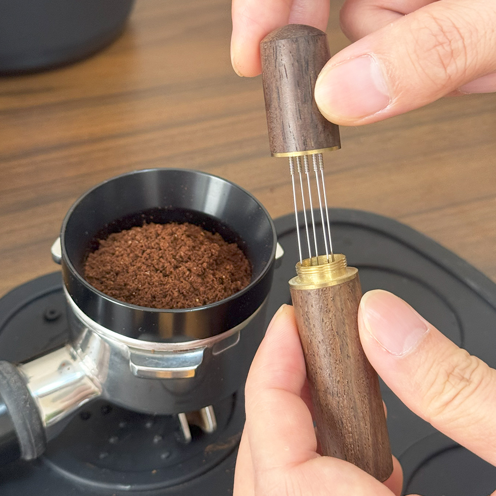 AliExpress Wood-Handle Needle Espresso Stirrer (WDT Tool), view 3